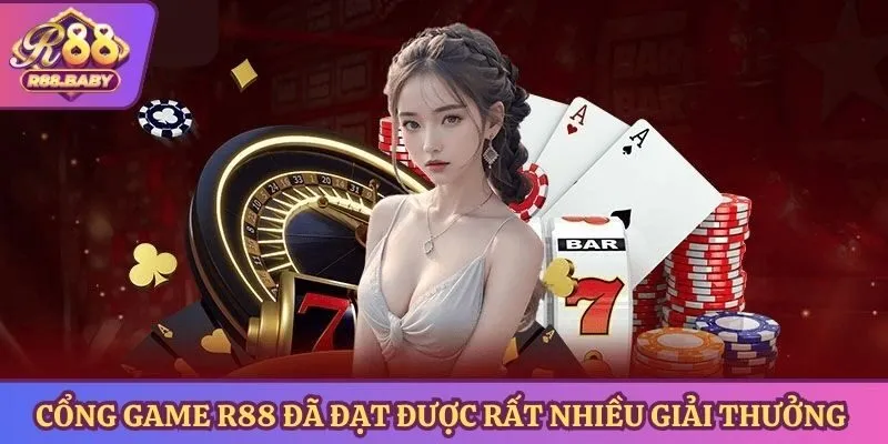 Cổng game R88 đã đạt được rất nhiều giải thưởng