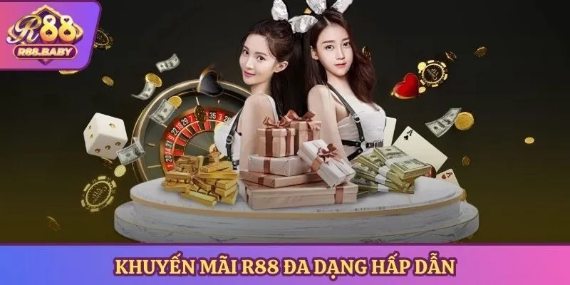 Khuyến mãi R88 đa dạng hấp dẫn